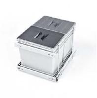 Выдвижное мусорное ведро двойное