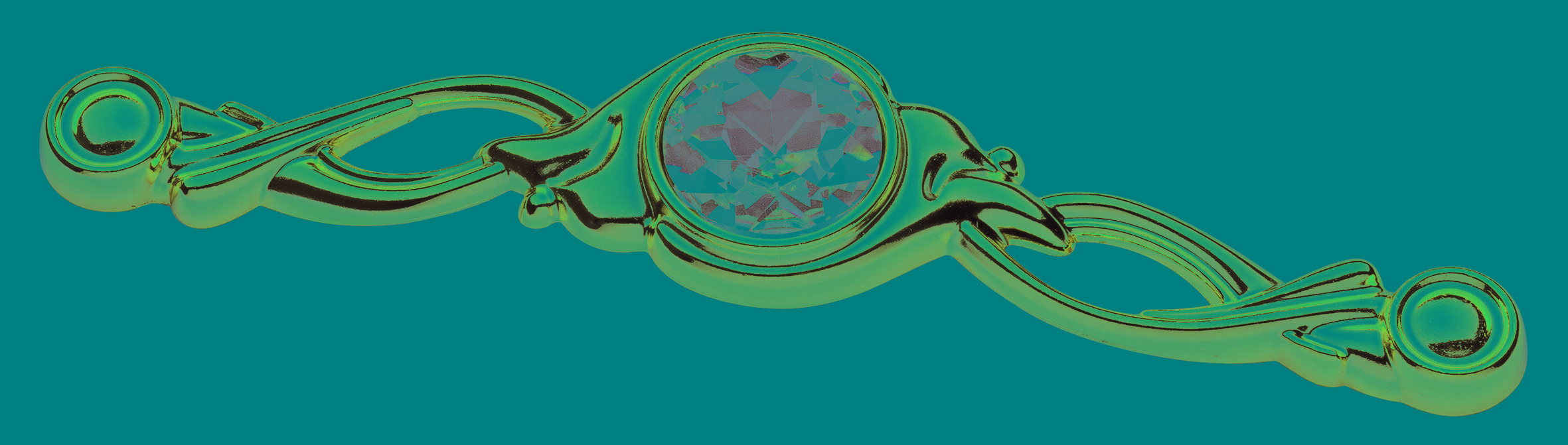 Мебельная ручка-скоба с камнем TL 8.10500-TL 8.10503